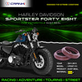 Fork Dust Seals Pair For Harley Davidson Sportster Forty Eight 2011-2013 - CPD57-111 - CRANK1