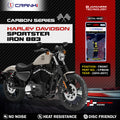 Carbon Brake Pads For Harley Davidson Sportster Iron 883 2014-2017 - Front - CFB046 - 1 Set - CRANK1