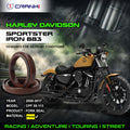 Fork Oil Seals Pair For Harley Davidson Sportster Iron 883 2009-2017 - CPF55-113 - CRANK1