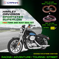 Fork And Dust Seals Kit For Harley Davidson Sportster SuperLow 2011-2020 - CRANK1