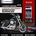 Carbon Brake Pads For Harley Davidson Sportster SuperLow 2014-2020 - Rear - CFB452 - 1 Set - CRANK1