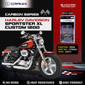 Carbon Brake Pads For Harley Davidson Sportster XL Custom 1200 2017 - Rear - CFB452 - 1 Set - CRANK1