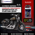 Carbon Brake Pads For Harley Davidson Sportster XL Custom 1200 2014-2016 - Front - CFB046 - 1 Set - CRANK1