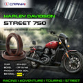 Fork Oil Seals Pair For Harley Davidson Street 750 2014-2021 - CPF55-148 - CRANK1