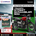Sintered Brake Pads For Triumph Street Scrambler 900 2017-2020 - Front - CB181 - 2 Sets Required - CRANK1