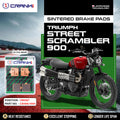 Sintered Brake Pads For Triumph Street Scrambler 900 - Front - CB406 4 - 1 Set - CRANK1