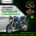 Fork And Dust Seals Kit For Triumph Street Triple 675 2013-2016 - CRANK1