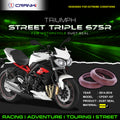 Fork Dust Seals Pair For Triumph Street Triple 675 R 2014-2016 - CPD57-107 - CRANK1