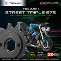 Sprocket For Triumph Street Triple 675 2013-2016 - Front - CPF520 16T - CRANK1