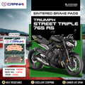 Sintered Brake Pads For Triumph Street Triple 765 RS 2018 - Front - CB744 - 2 Sets - CRANK1