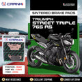 Sintered Brake Pads For Triumph Street Triple 765 RS 2018 - Rear - CB312 - 1 Set - CRANK1