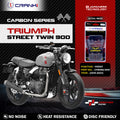 Carbon Brake Pads For Triumph Street Twin 900 2019-2022 - Front - CFB406 4 - 2 Sets - CRANK1