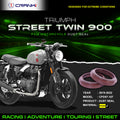 Fork Dust Seals Pair For Triumph Street Twin 900 2019-2022 - CPD57-107 - CRANK1