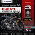 Carbon Brake Pads For Ducati Streetfighter V4S - Rear - CFB662 - 1 Set - CRANK1