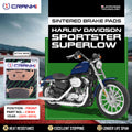 Sintered Brake Pads For Harley Davidson Sportster SuperLow 2011-2013 - Front - CB183 - 1 Set - CRANK1