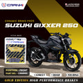 Ceramic Brake Pads For Suzuki Gixxer 250 Front CRM063 1 Set CRANK1