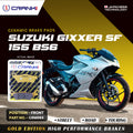 Ceramic Brake Pads For Suzuki Gixxer SF 155 BS6 Front CRM063 1 Set CRANK1