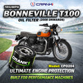 Oil Filter For Triumph Bonneville T100 2008 Onwards - CPO204 - CRANK1