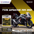Ceramic Brake Pads For TVS Apache RR 310 Rear CRM359 1 Set CRANK1