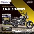 Ceramic Brake Pads For TVS Ronin 2025 Rear CRM269 1 Set CRANK1