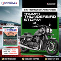 Sintered Brake Pads For Triumph Thunderbird Storm 2009-2019 - Rear - CB902 - 1 Set - CRANK1