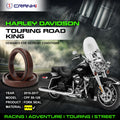 Fork Oil Seals Pair For Harley Davidson Touring Road King 2015-2017 - CPF55-129 - CRANK1