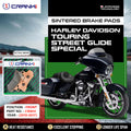 Sintered Brake Pads For Harley Davidson Touring Street Glide Special 2015-2017 - Front - CB904 - 2 Sets - CRANK1