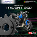Sprocket For Triumph Trident 660 2021 - Front - CPF565 16T - CRANK1