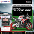 Sintered Brake Pads For Aprilia Tuono 660 2020 Onwards - Front - CB036 - 2 Sets - CRANK1