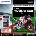 Sintered Brake Pads For Aprilia Tuono 660 2020 Onwards - Rear - CB662 - 1 Set - CRANK1