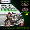 Fork And Dust Seals Kit For Aprilia Tuono V4 1100 Factory 2017-2020 - CRANK1