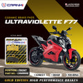 Ceramic Brake Pads For Ultraviolette F77 Front CRM8609 1 Set CRANK1