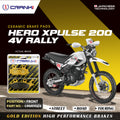 Ceramic Brake Pads For Hero Xpulse 200 4V Rally Front CRM052 4 1 Set CRANK1