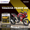 Ceramic Brake Pads For Yamaha Fazer 25 Front CRM479 1 Set CRANK1
