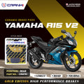 Ceramic Brake Pads For Yamaha R15 V2 Rear CRM761 1 Set CRANK1