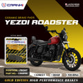 Ceramic Brake Pads For Yezdi Roadster Front CRM859 1 Set CRANK1