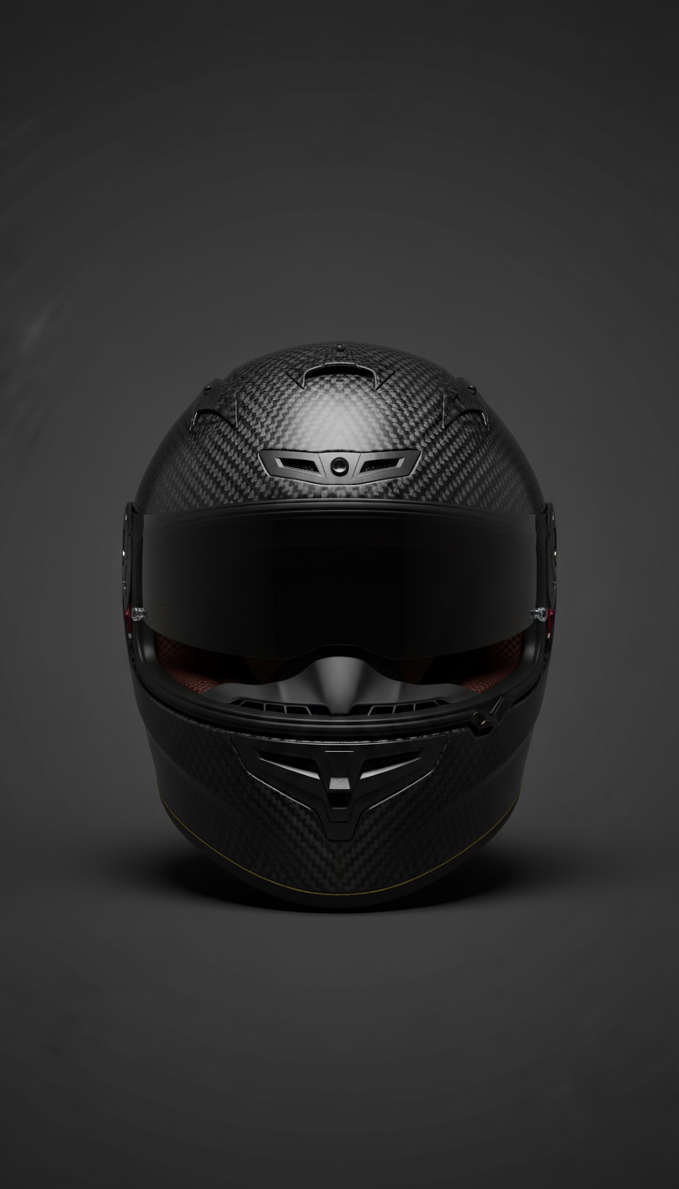 Carbon Fiber Full-Face Helmet