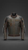 Reinforced Leather Armored Jacket