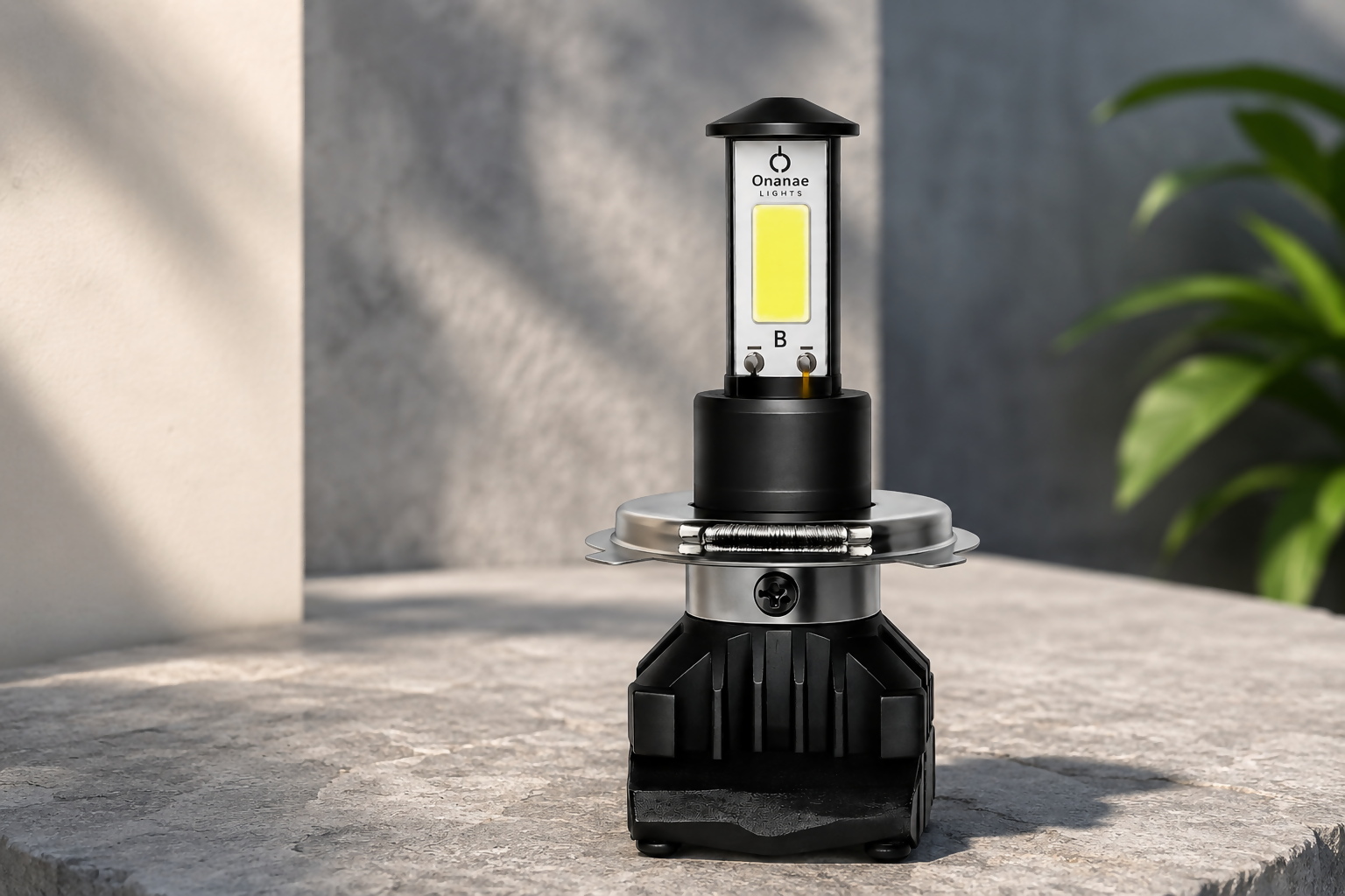 Orange Lights LED Motorcycle Headlamp